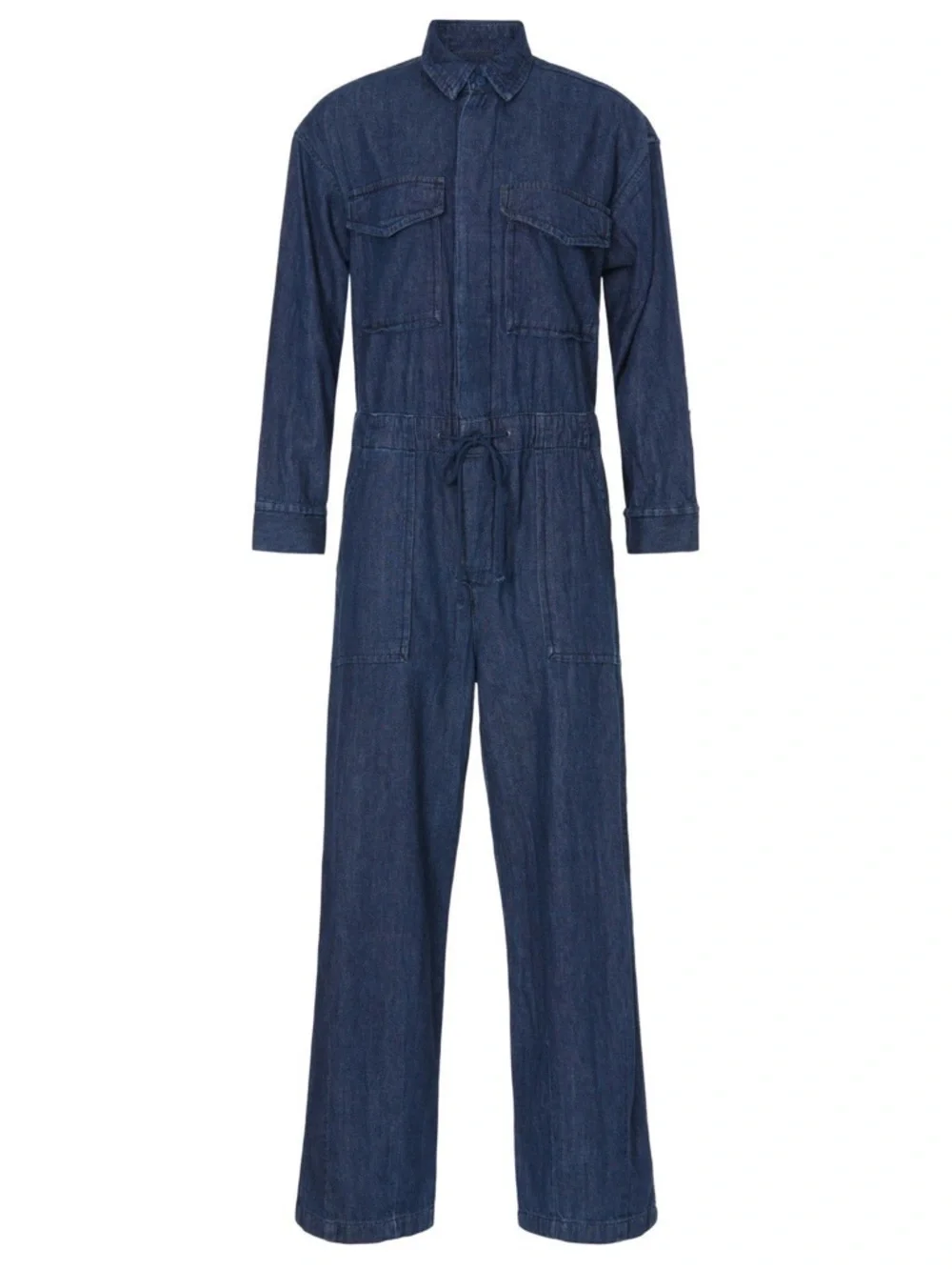 Levi's—Surplus Coverall Jumpsuit, Lightweight Denim Chambray, Dark Wash (Large) - Picture 5 of 10